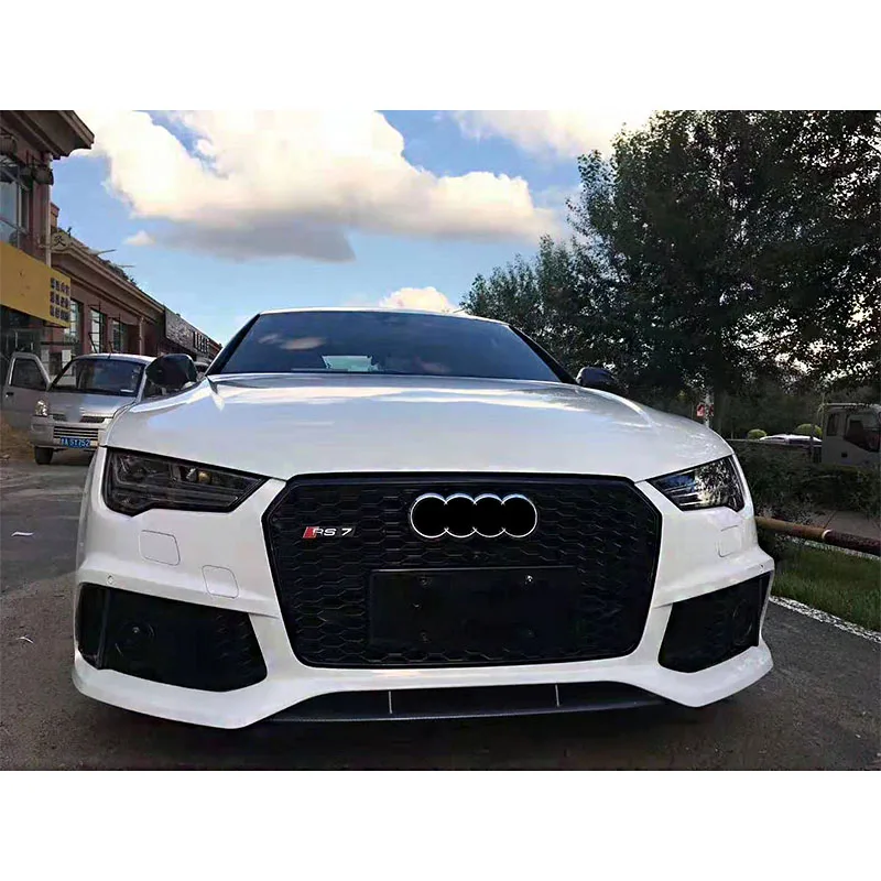 Upgrade to RS7 style  for  A7 2016-2018 body kit include  front bumper with grille