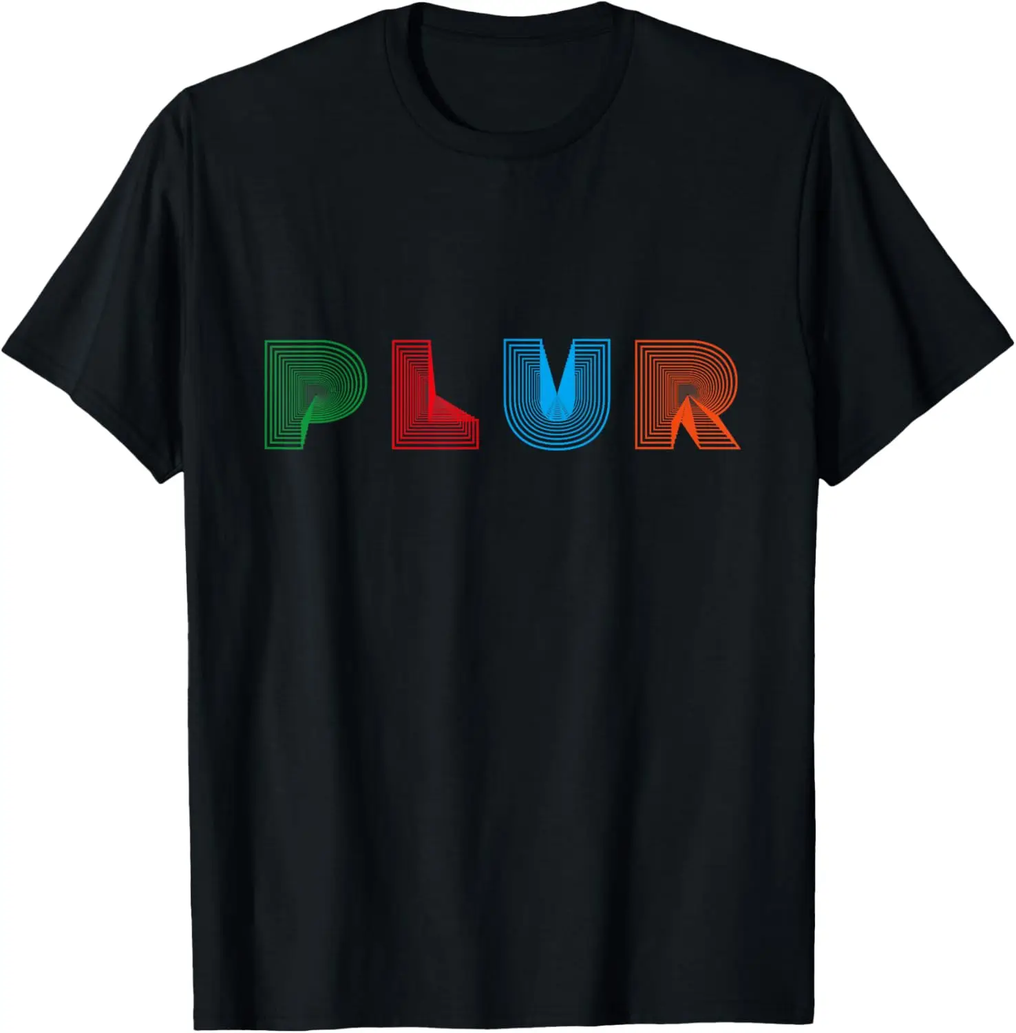 PLUR, Peace Love Unity Respect, EDM, Techno, House, Festival T-Shirt