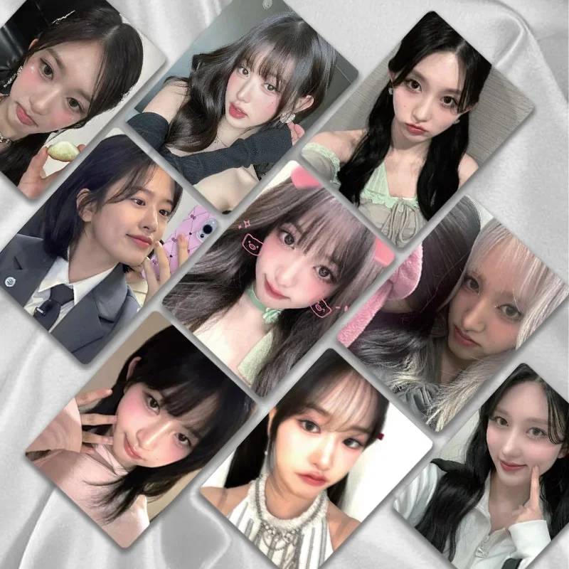 Imagem -04 - Ive Caixa Contendo Korean Girl Group Periféricos Laser Cartões Pequenos Cartão Lomo Cartões Postais 57x86 mm 50 Pcs