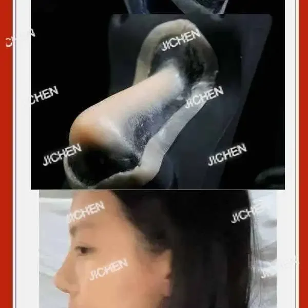 

falsk næse silikone sticker cosplay sømløs usynlig falsk næse højnende næseryg næserod cos