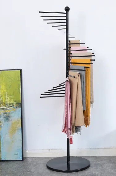 

Креативная подвесная полка для шарфов, полка для магазина одежды, полки для выставки товаров с шалевым воротником, настенный держатель для шарфа