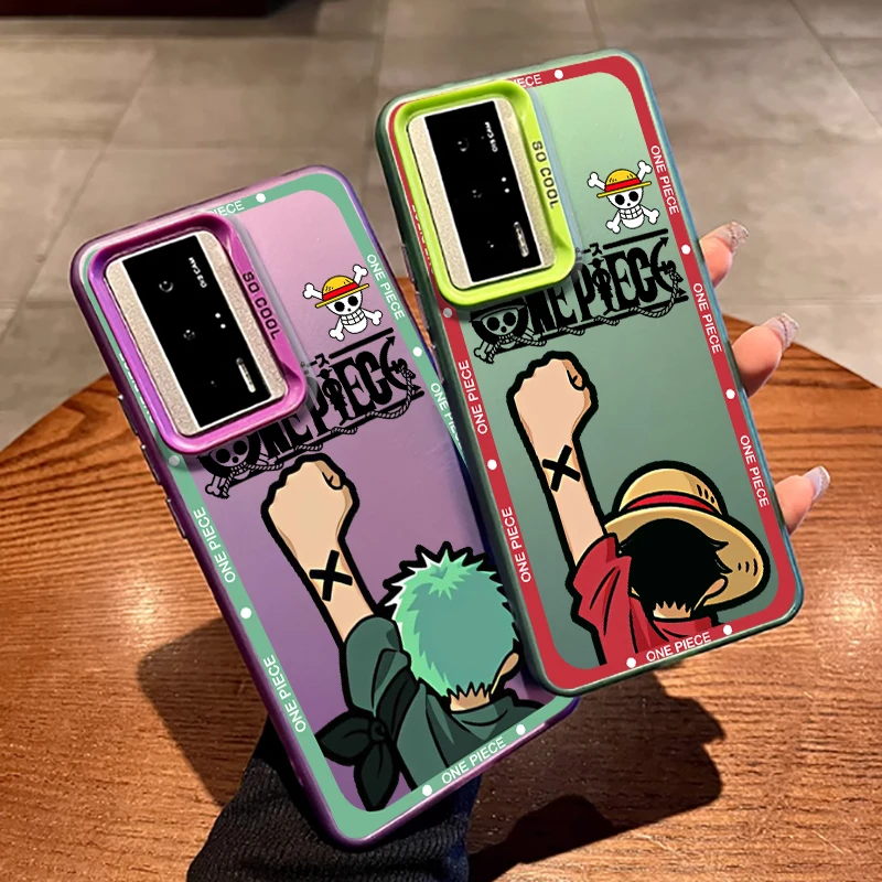 One Piece Roronoa Zoro For Redmi Note 13 12 12S 11 11S 11E 10 10T 10S 9C 9T Pro Plus Max Lite 5G Colorful Silver Funda