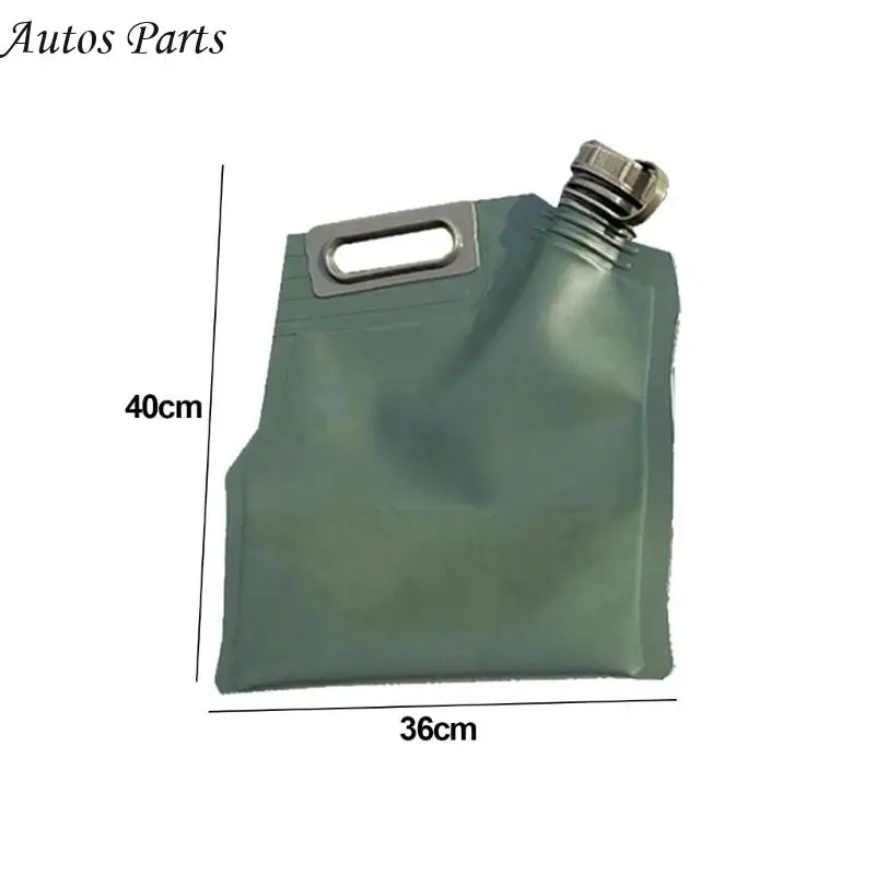 57BA Storage with Screw Cap Opening and Carry Handle, Fold Flat Bag for Garage Storage and Vehicle Standby Use