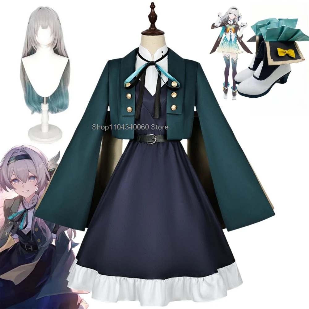 Honkai 스타 레일 반딧불 코스프레 코스튬, 한여름 약속 풀 세트, 애니메이션 복장 게임 코스튬, 여성 할로윈 의상