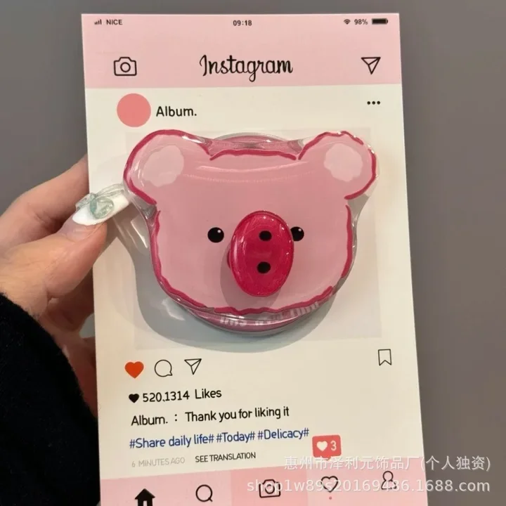 Новая милая вращающаяся магнитная подставка Ins в виде свиньи, с глобальной популярной продукции в магазине, глубокая любимая всех.