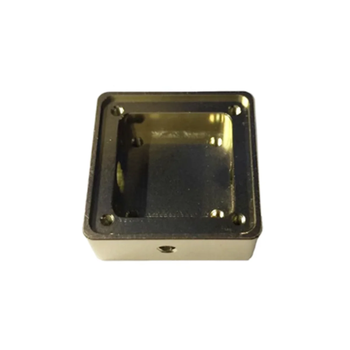 Aluminum Alloy Shell Shielded Enclosure 19X19X5.5mm Golden Conductive Oxidation Multi-Functional Portable RF Box