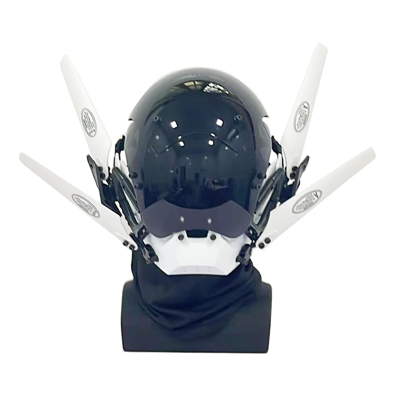 JAUPTO Punk Mask Cosplay for Men and Women, Techwear Mask, Halloween Mask Fit Party Music Festival Accessories