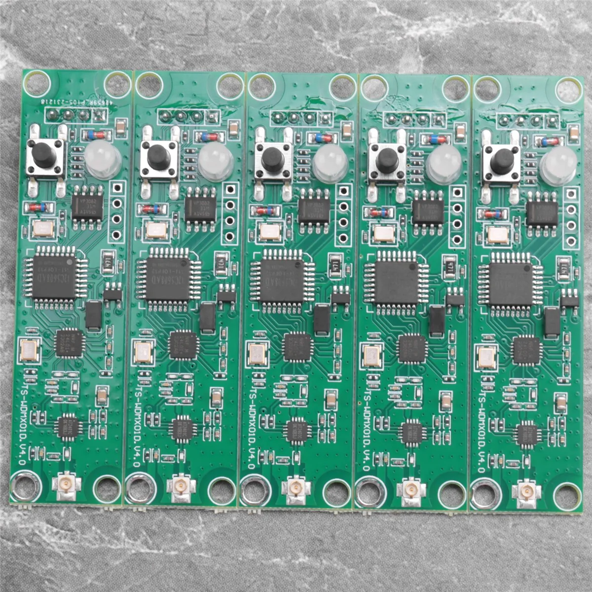 

5Pcs 2.4Ghz Wireless DMX 512 Transmitter Receiver PCB 2 in 1 Module Wireless PCB Board with Antenna for DMX Stage Light-Sunrise
