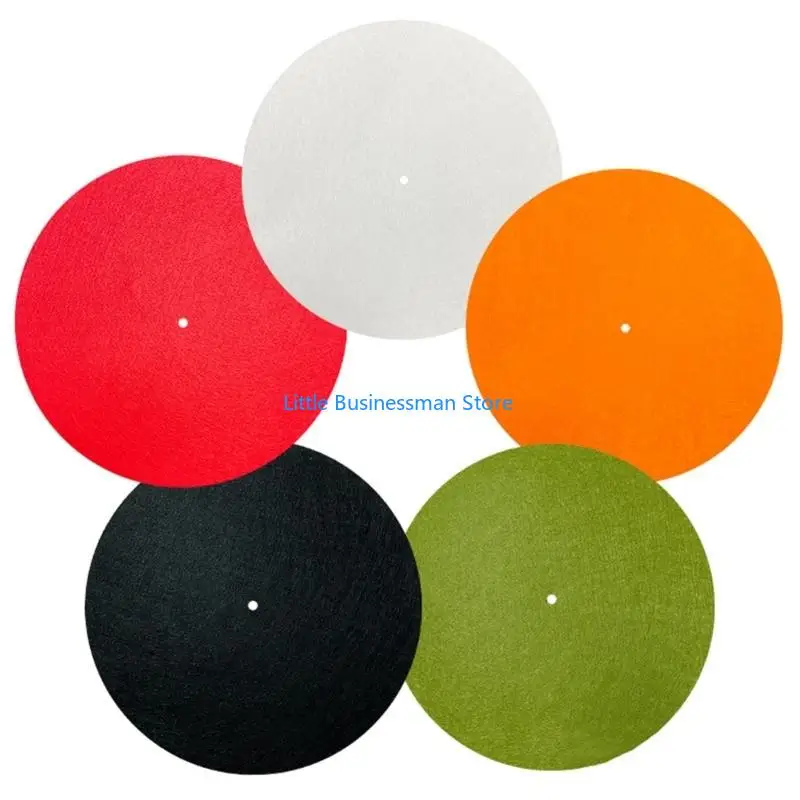 Plattenspieler-Slipmat für Vinyl für LP-Plattenspieler, 12-Zoll-Plattenmatte, 295 mm Durchmesser, M76A – Detail 5