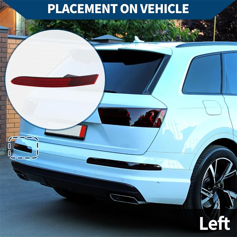 

NewAuto Rear Bumper Fog Light Reflector Brake Turn Signal Lamp No Bulb For VW Touareg 2015 2016 2017 2018 7P6945701K 7P6945702G