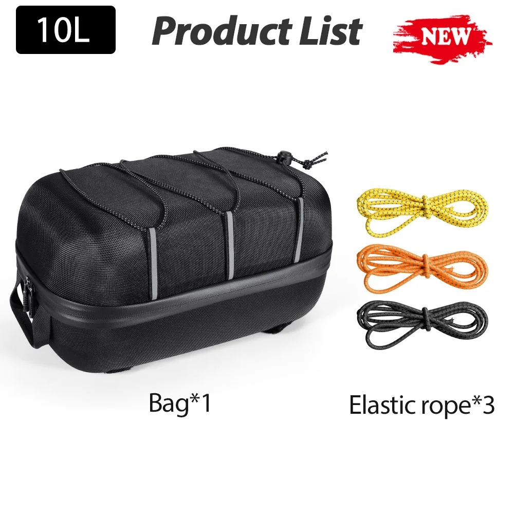 NEWBOLER Brompton Fahrrad-Rücksitztasche, MTB-Fahrradträgertasche, Kofferraumtasche, Radfahren, große Kapazität, wasserdichte Reisetasche ﻿ – Detail 9