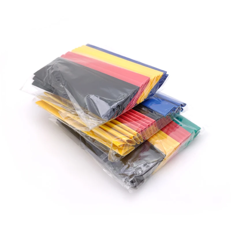 328Pcs Sleeving Wrap Wire Car Electrical Cable Kits Heat Shrink Tube Tubing Polyolefin 8 Sizes Mixed Color