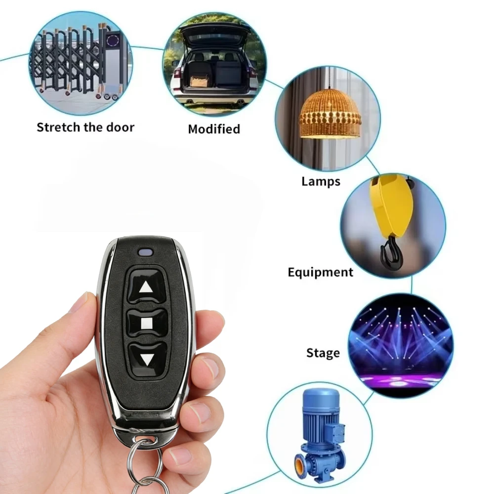 KEBIDUMEI 433Mhz RF Wireles Remote Controller DC 6V 12V 18V 24V Mini Relay Module 50m Transmitter LED Light Controller DIY Kit