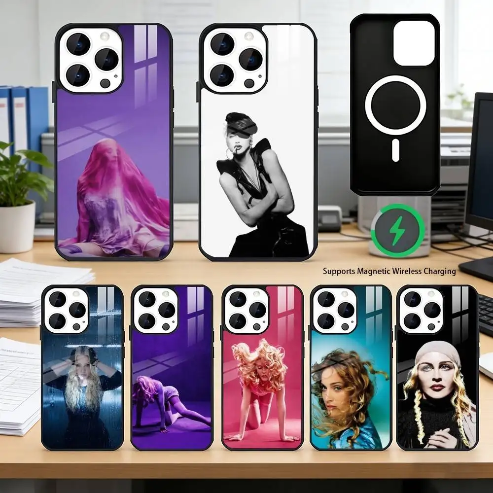 M-Madonna Confessions II Phone Case For iPhone17,16,15,14,13,12 Plus,Pro Allows magnetic wireless charging