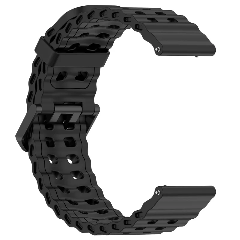 22 mm Ocean-Silikonband für Amazfit Bip Max Sports, zweifarbiges Armband für Amazfit Bip Max, Ersatzzubehör, Correa – Detail 1