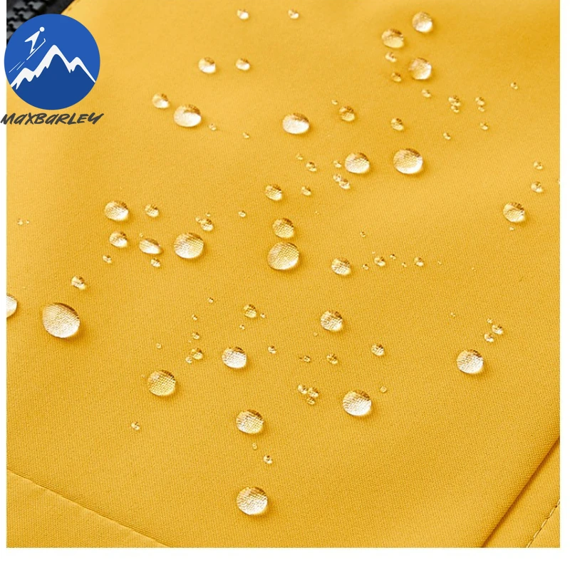 Maxbarley Men Jacket Fashion Hooded Outdoor Mountaineering Lightweight Coat Casual Daily Style Windproof Spring Autumn Garment