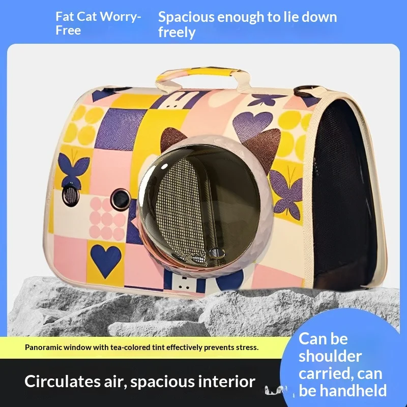 Mochila porta mascotas para gatos y perros transpirable - imagen 4