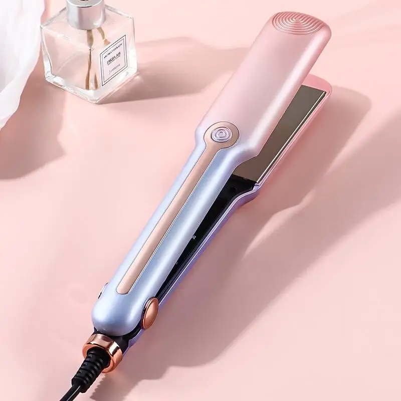 Best-selling rapid-heating hair straightener, featuring negative ion care for straight and wavy hair in one device