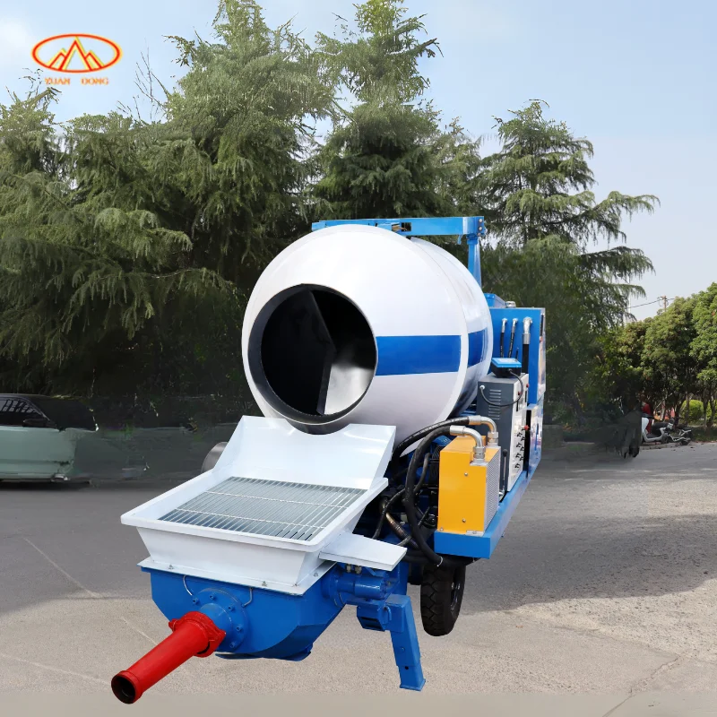 حار بيع مضخة خلاط البناء الخرساني مع خلاط الخرسانة Zsm500 خلاط الخرسانة الصغيرة المحمولة مع مضخة #1
