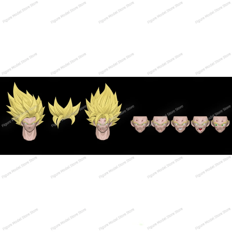 

Black Hole Toys & OC Toys Dragon Ball SHF SSJ2 Super Saiyan 2 Son Goku Heads Accessories Anime Action Figures Models