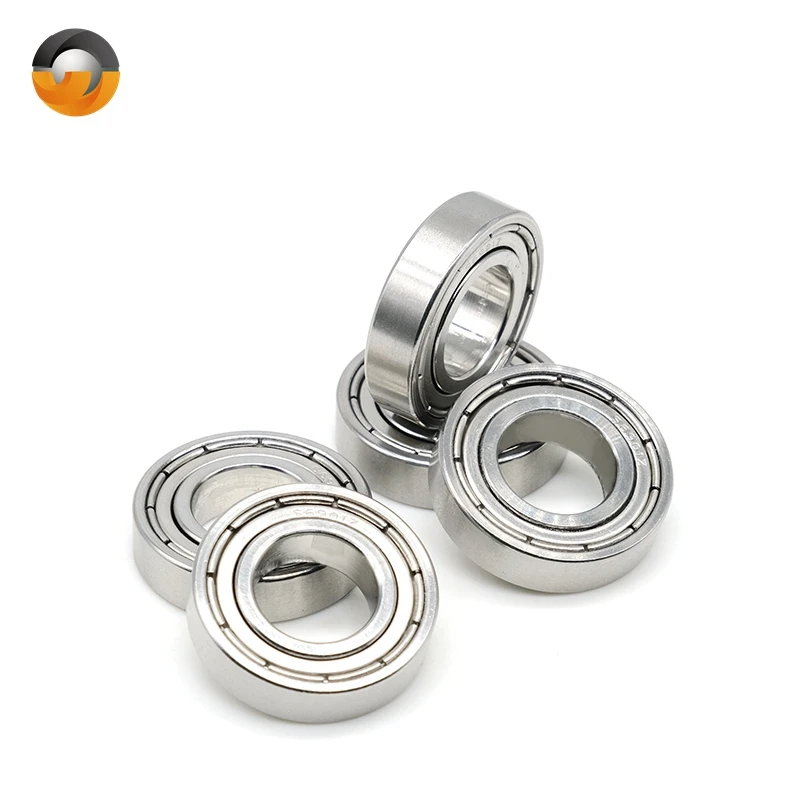 4PCS Stainless Steel S6901ZZ 12x24x6 mm ABEC-7 Miniature Deep Groove Ball Bearings High Performance 304