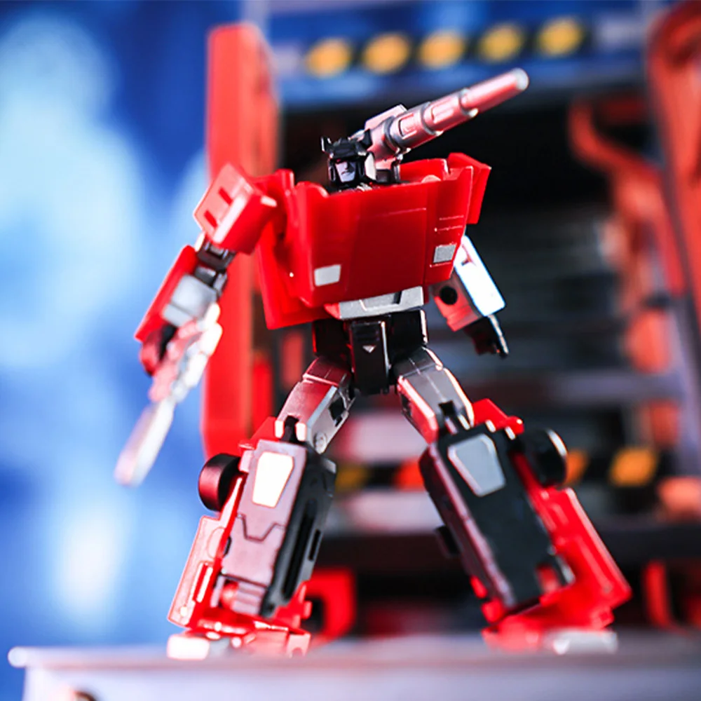 【Op voorraad】Magic Square MS-TOYS MS-B07A Red Cannon Sideswipe Repaint Versie 3rd Party Transformatie Speelgoed Aciton Figuur Robot