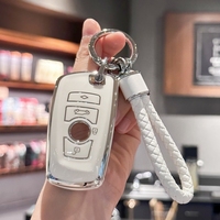 TPU Key Fob Cover Keychain Lanyard for BMW 1 2 3 4 5 6 7 Series M5 M6 X3 X4 Keyless Accessories