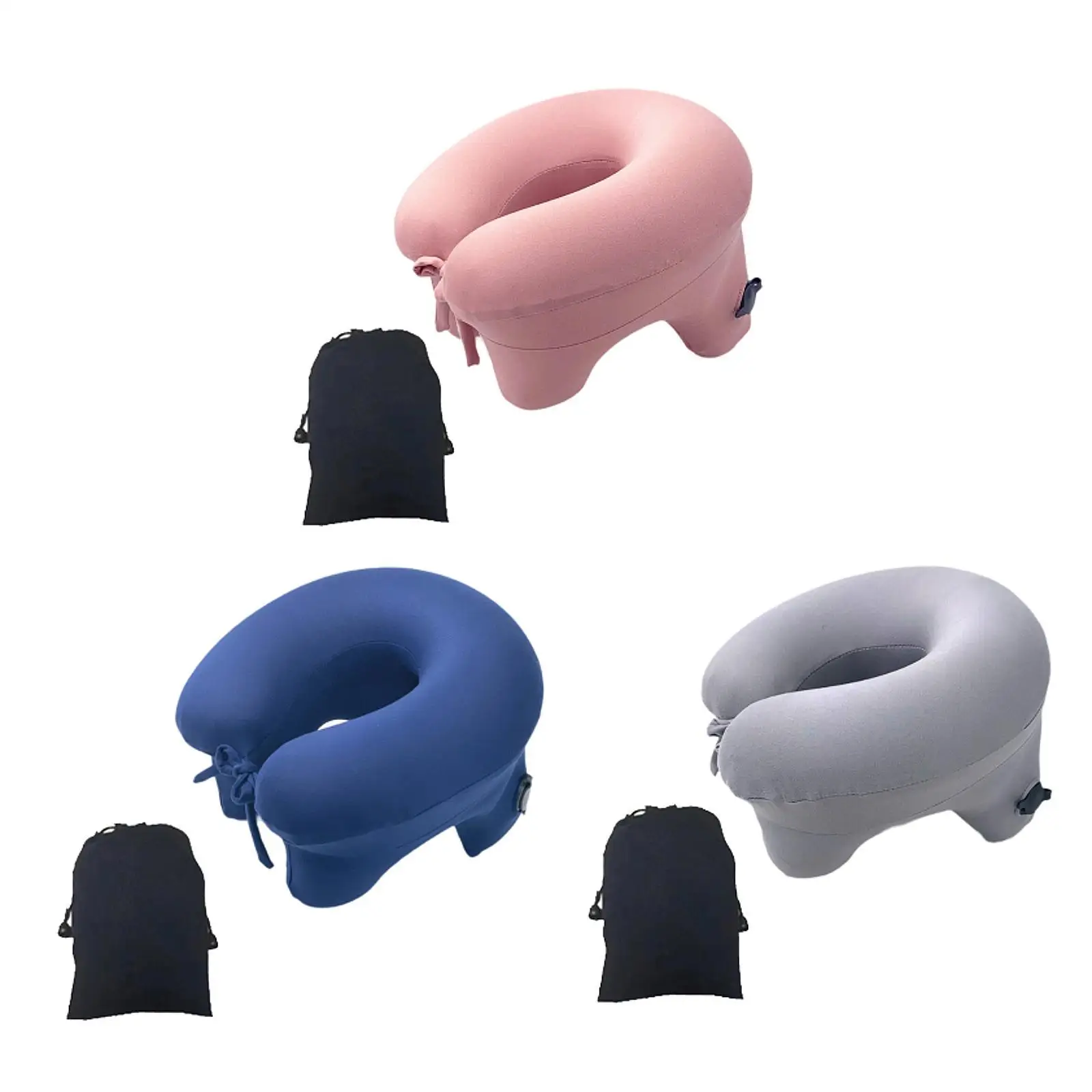 

Automatic Inflatable Pillow Office Napping Pillow for Backpacking Airplane
