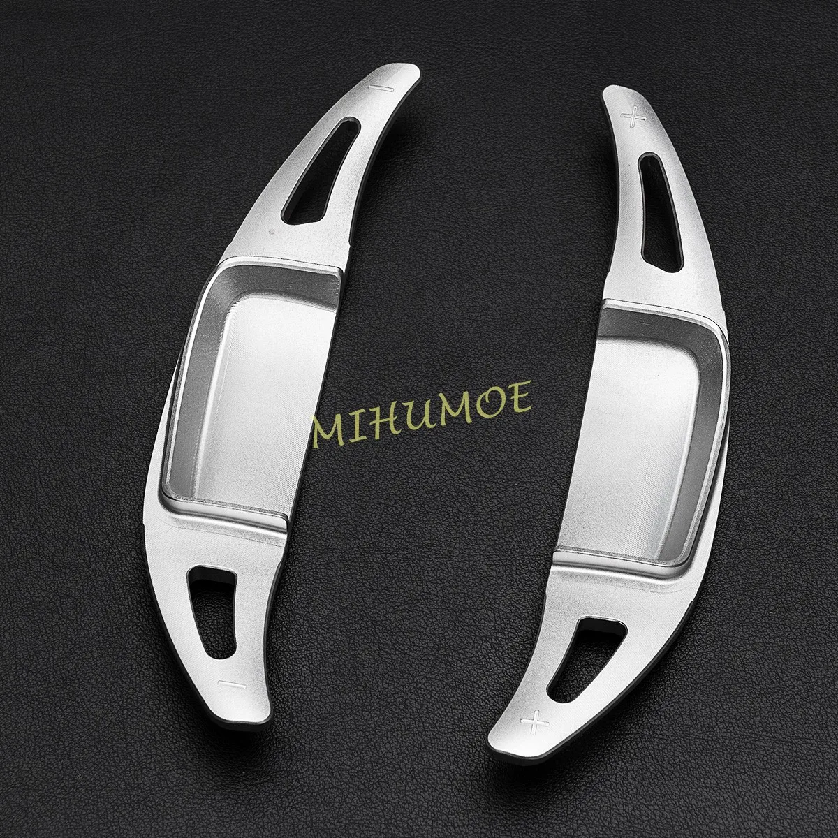 Silver Steering Wheel Paddle Shifter Extension For 2021 2022 2023 2024 Mercedes-Benz A B C E S GLC EQE EQS Class Accessories