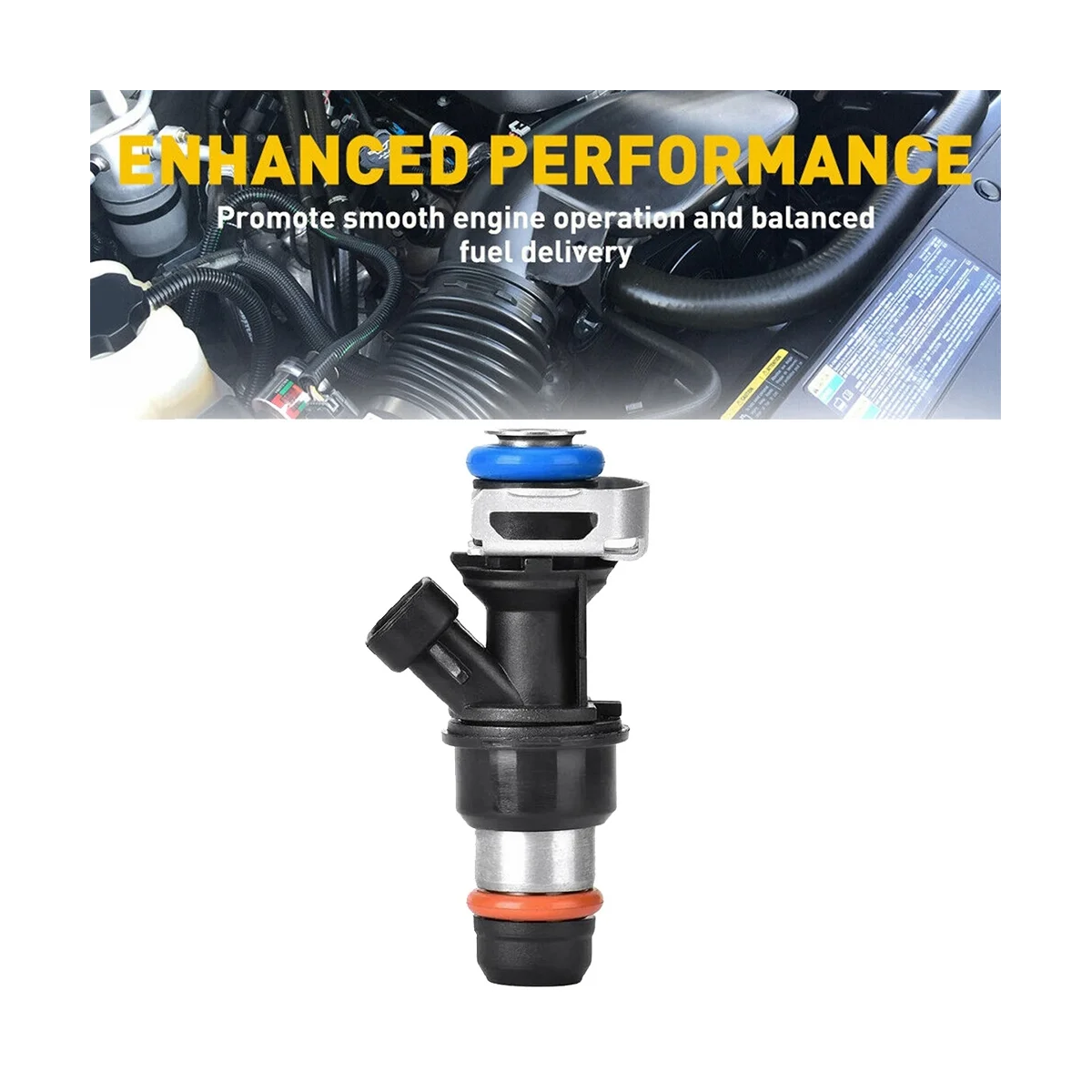 New Fuel Injector for 99-07 Chevy Silverado GMC 4.8/5.3/6.0L 25317628