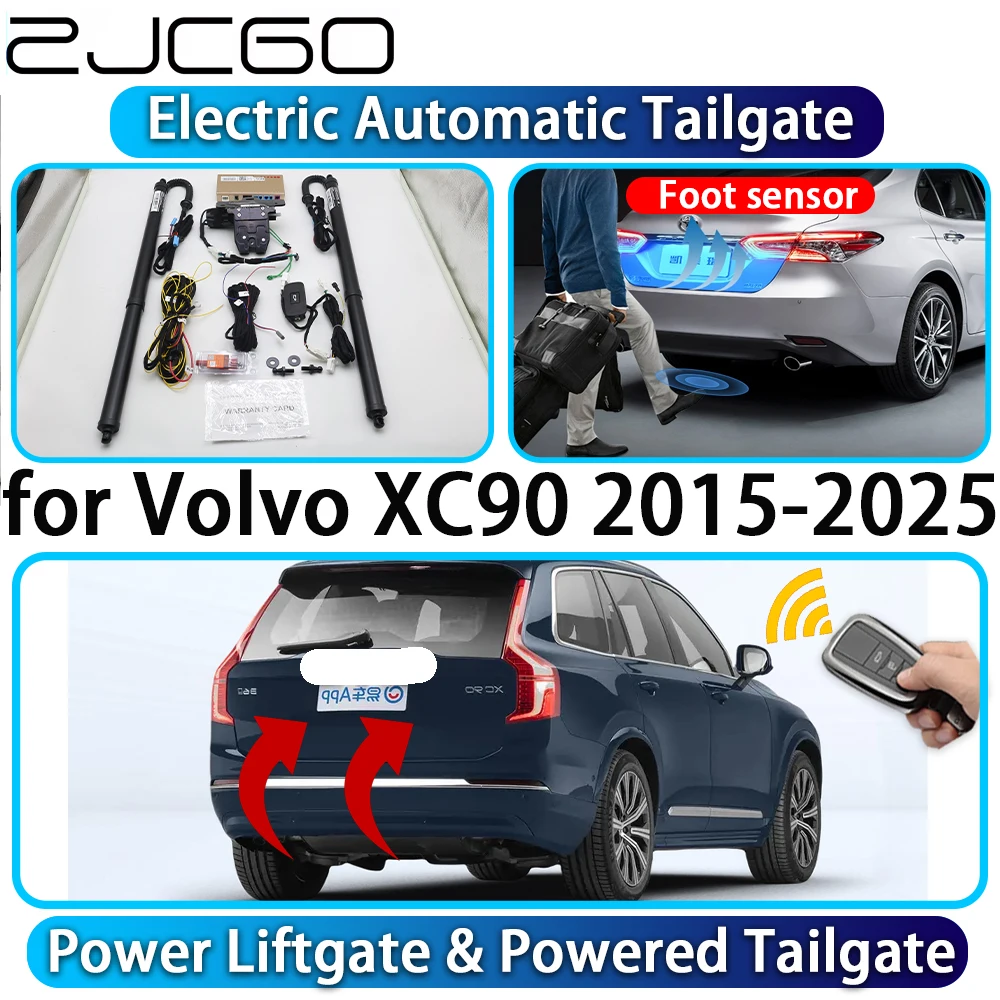 

ZJCGO for Volvo XC90 2015-2025 OEM Automatic Power Liftgate Powered Tailgate Intelligent System Car Trunk Lift Control Kit