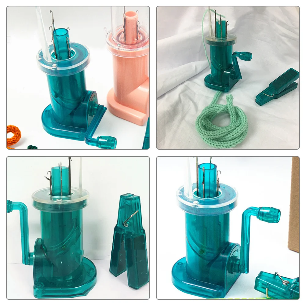 Hand Knitting Machine DIY Winding Tool Easy Operation Practical Spool Knitter for Clothing Hat Decor Wide Application Durable