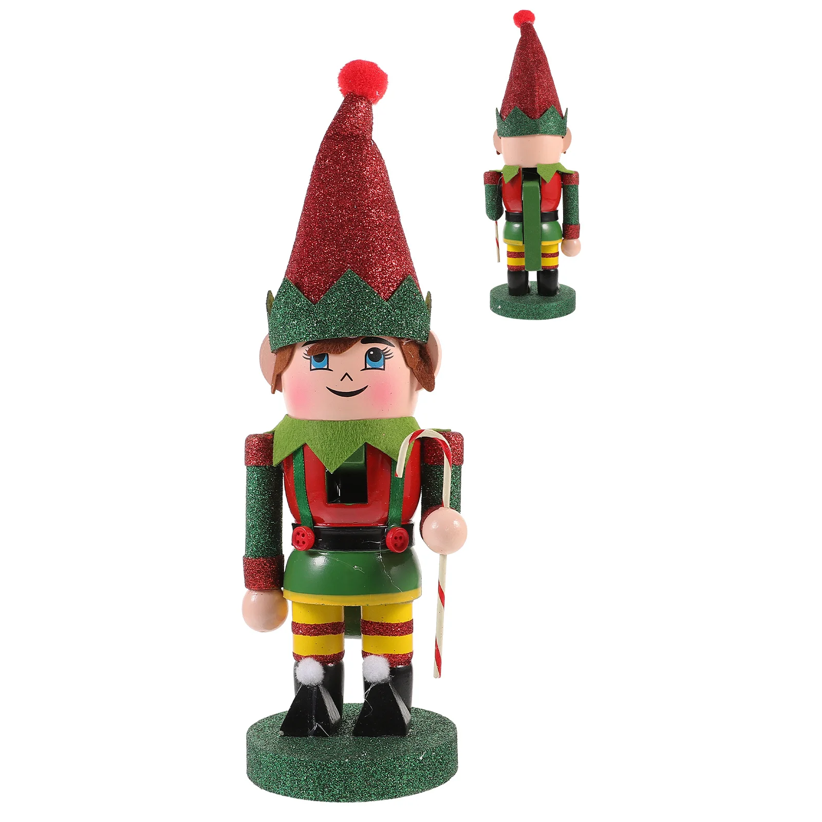 

Christmas Nutcracker Wooden Cute Tabletop Decor Classic Xmas Ornament Home Hotel Restaurant Decoration Nutcracker