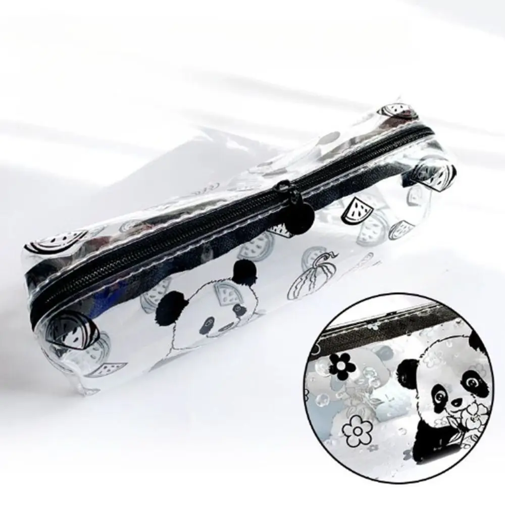 

Multifunctional Kawaii Korean Pencil Bag Panda Waterproof Cartoon Pen Case Cute Portable Stationery Storage Bag School Supplies
