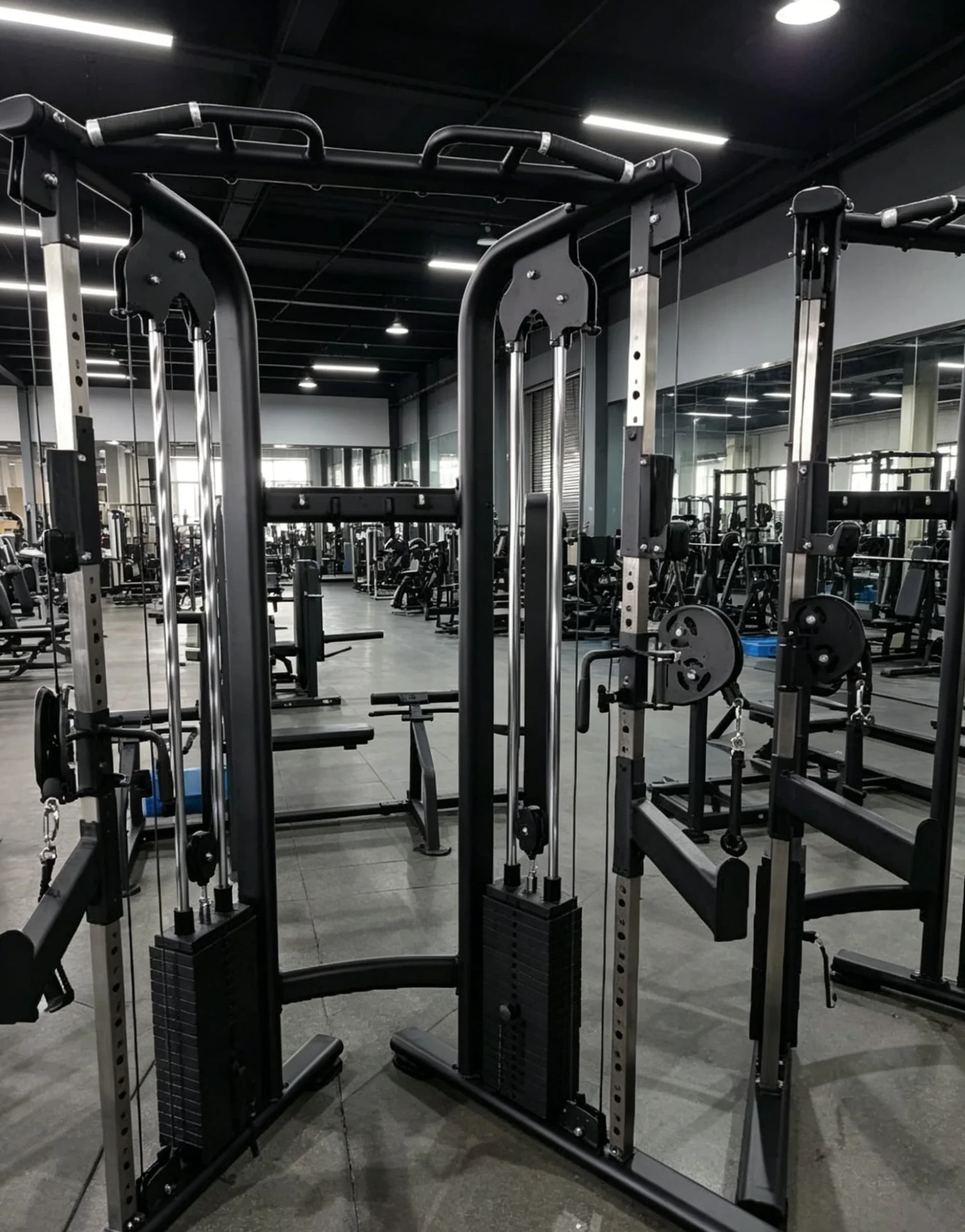 2026 Hot Sells Commercial Gym Strength Training Strength Training Machines Functional Trainer Squat Rack Power Rack with Pulleys
