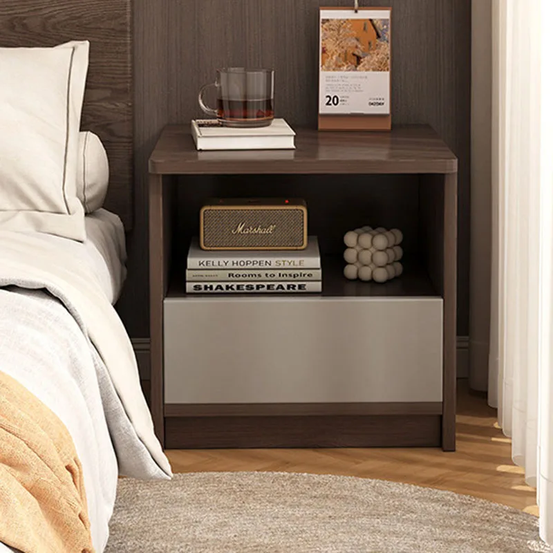 Mesitas de Noche Librero para Café, Armarios Móviles de Almacenamiento para Dormitorio, Cajones de Lujo, Mesita de Noche Moderna, Organizador, Muebles para Hotel