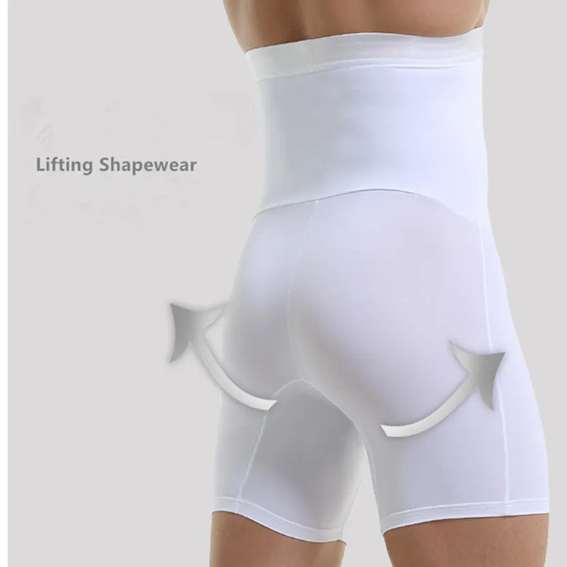 Extra High Waist Men Body Shaper Control Panties Compression Underwear 3XL 4XL Abdomen Belly Slimming Trainer Painties Boxers