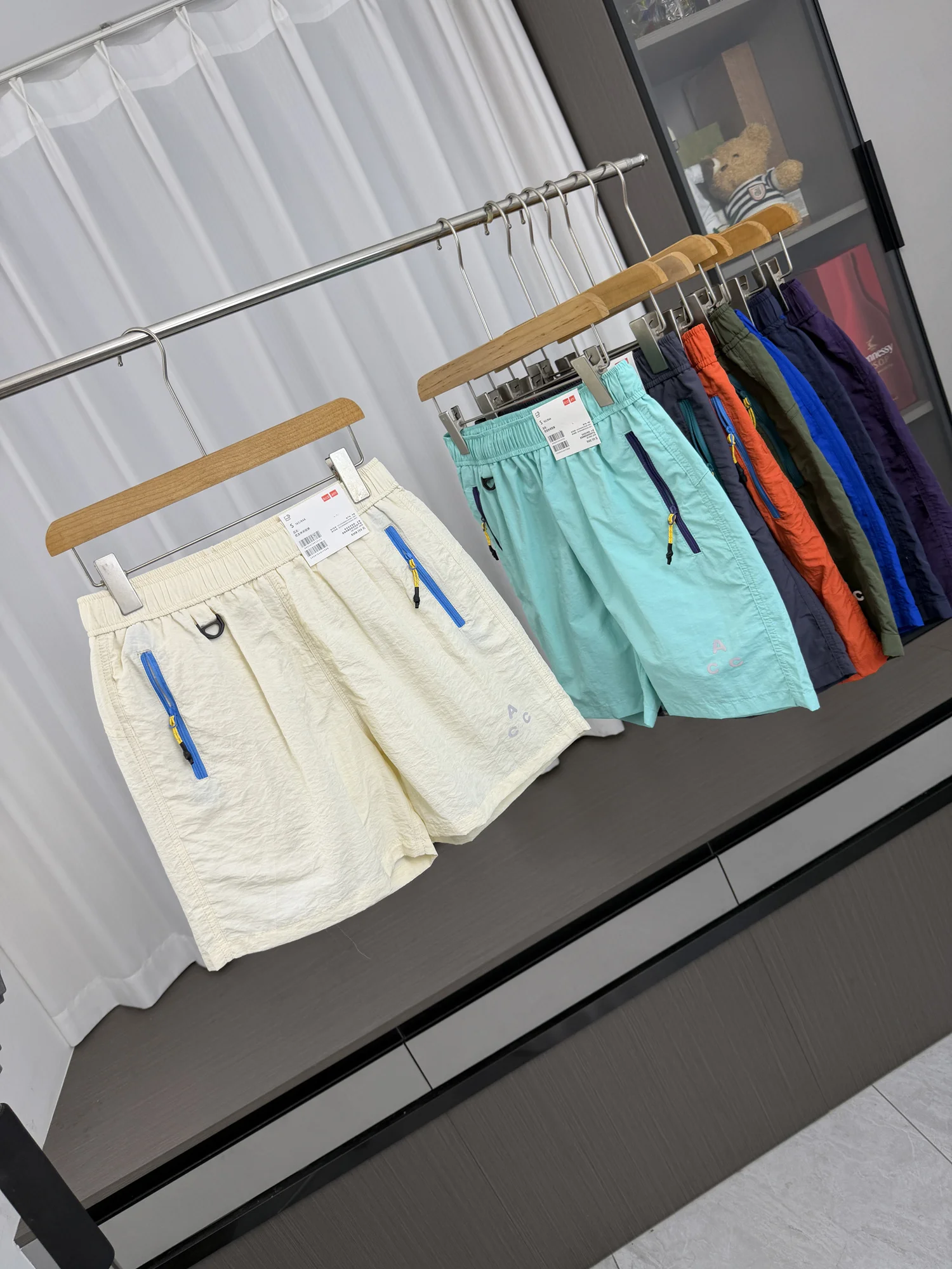 Lightweight Quick Dry Breathable Men's Summer Sportswear Casual Shorts Water Resistant Anti-Wrinkle Elastic Comfortable Shorts