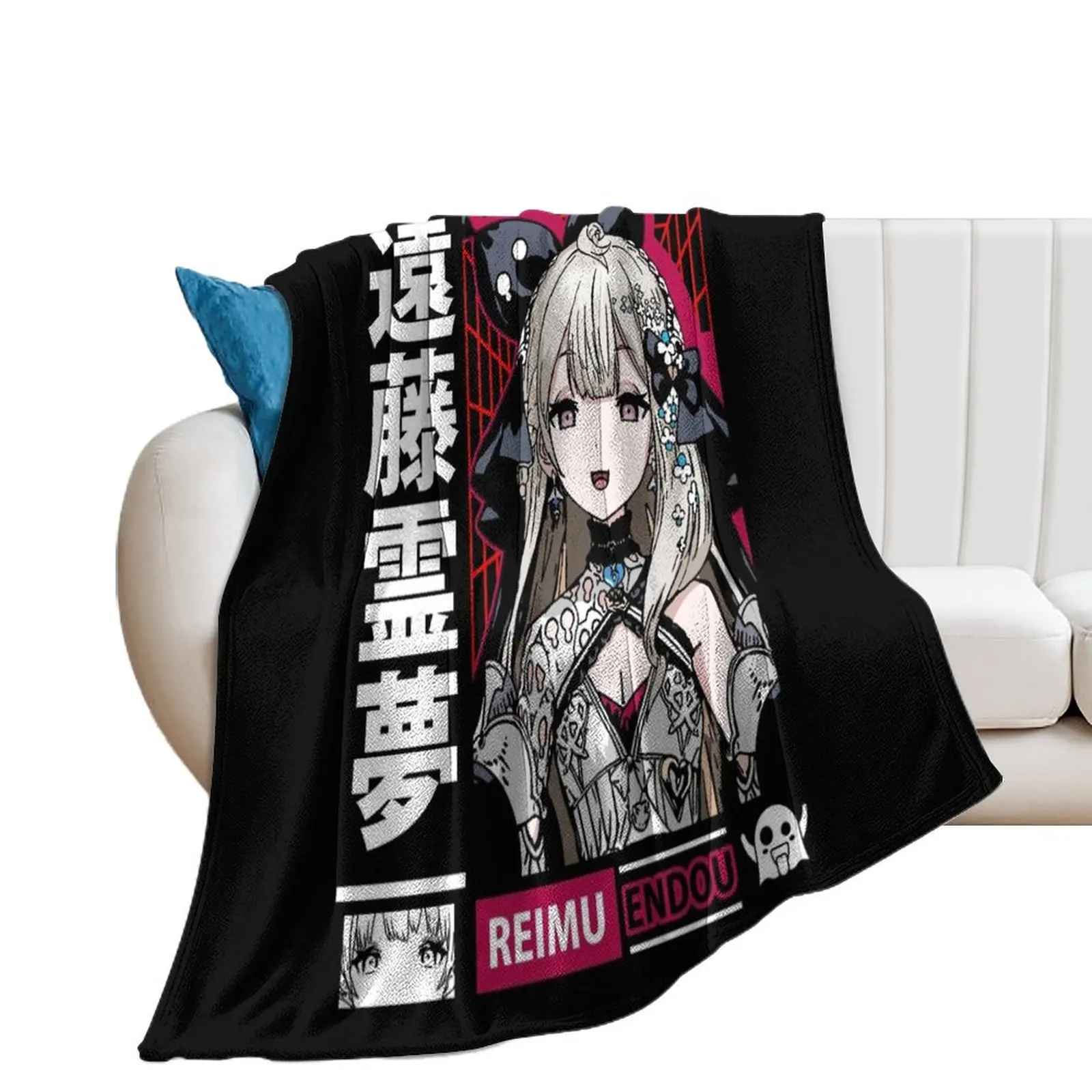 Reimu Queen of Hearts 2434 EN Throw Blanket Large Soft Big Bed Decorative Beds Blankets