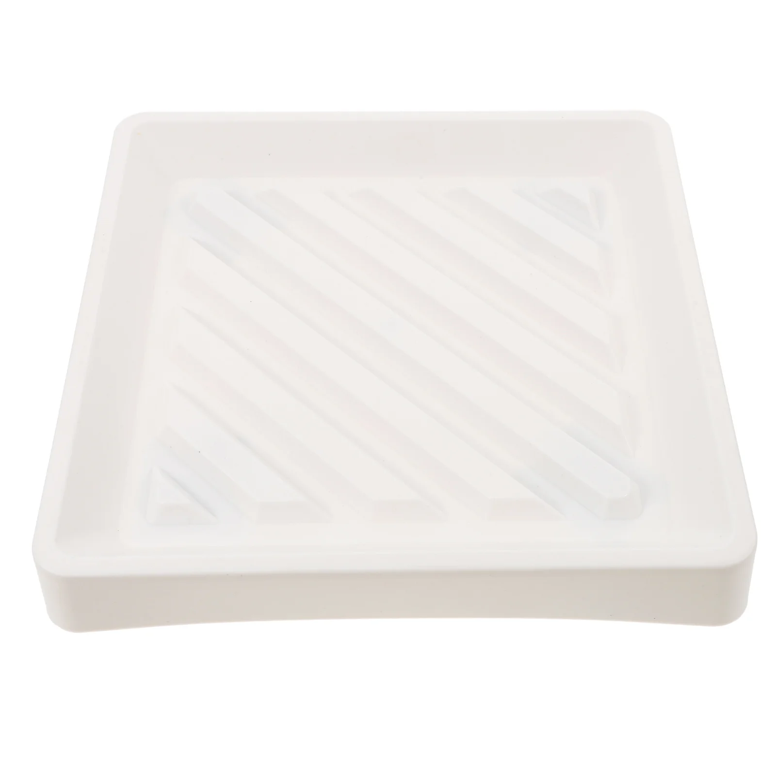 

1pc Square Plant Tray With Wheels Heavy Duty Movable Pot Base Hidden Casters Water Storage Sturdy Planter Dolly For Garden