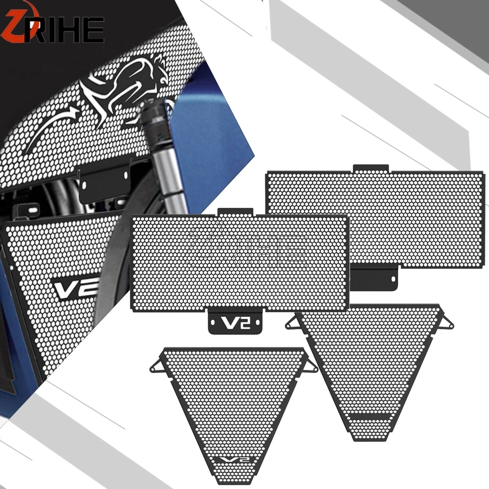 

2022 2023 2024 Upper Lower Motor For Ducati Streetfighter V2 V 2 Accessories Radiator Guards Grille Cover Oil Cooled Protector