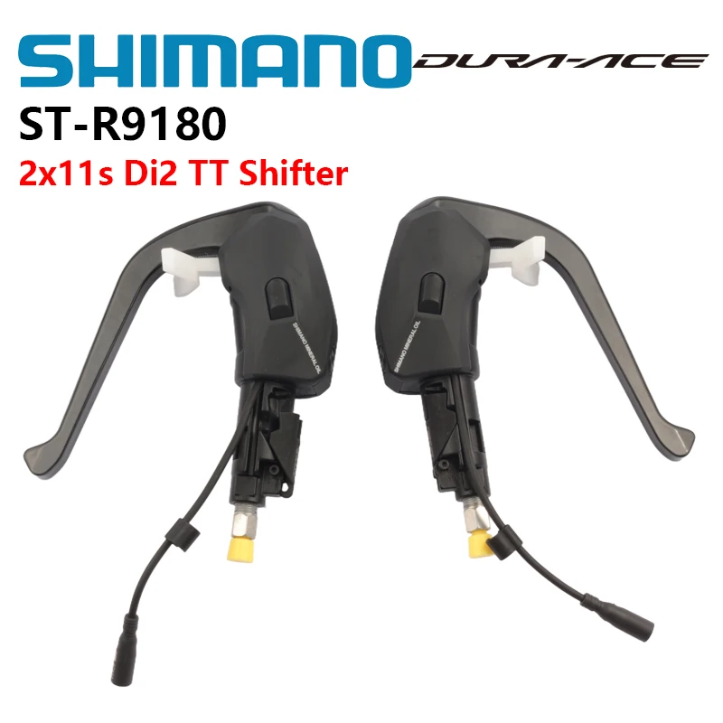 

Shimano DURA ACE ST-R9180 Di2 2X11S TT Shifter Triathlon/Time Trial Гидравлический дисковый тормоз с двойным рычагом управления Оригинальный дорожный велосипед