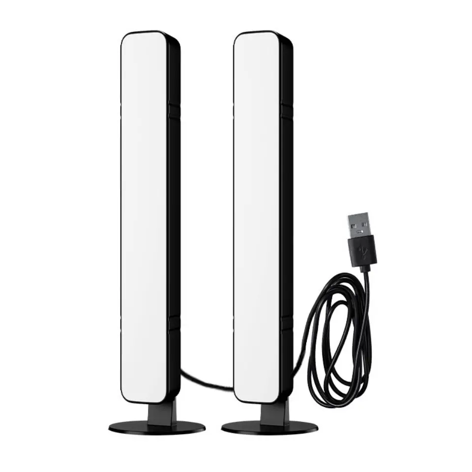 Music Sync LED Night Light Bars RGB Atmosphere Lamp With Remote Control For Gaming TV Bedroom Decoration Desktop Lamp