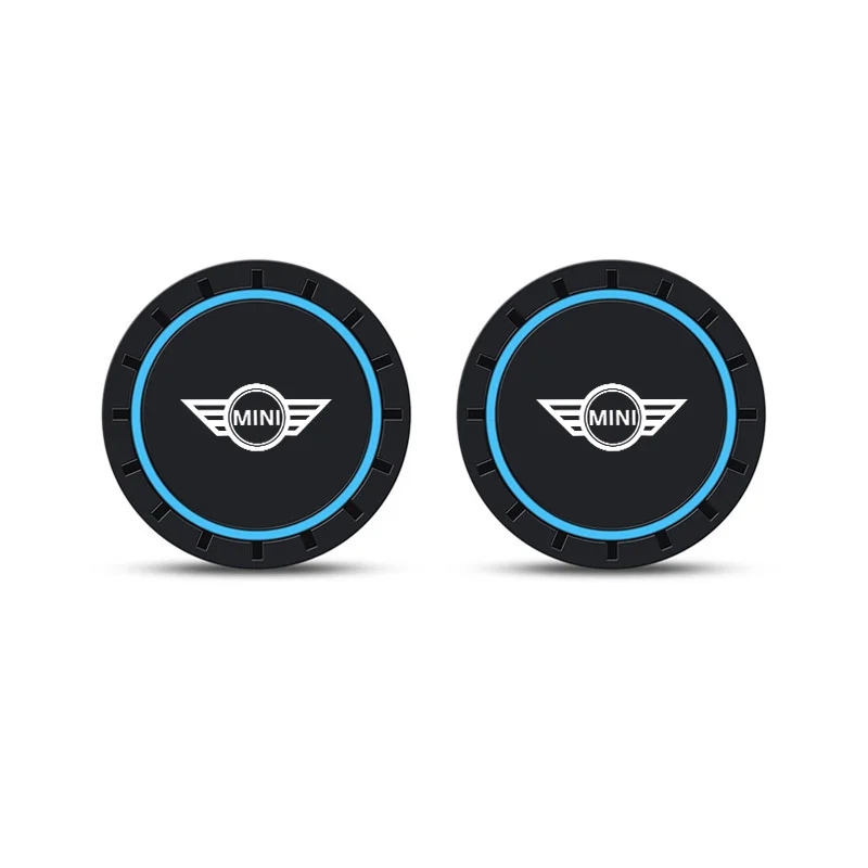 Car Anti Slip Mat Coaster Auto Water Cup Slot Pad Accessories For MINI Cooper One JCW R56 Countryman Clubman R50 R53 R55 R56 R58