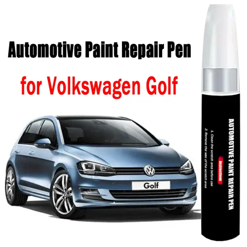 Bolígrafo de reparación de pintura de coche para Volkswagen Golf VII VIII R VIII 8 7, accesorios de reparación de arañazos de pintura de retoque, negro, blanco, rojo y azul