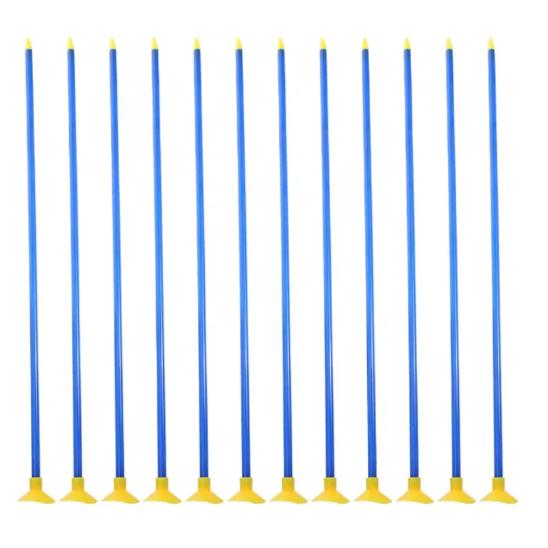 42 سنتيمتر الرماية الرماية مصاصة السهام لعبة الألياف الزجاجية السهم رمح مصاصة السهم للأطفال 12/24 قطعة #6