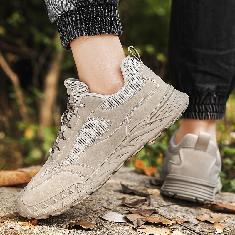 

High Quality Running Shoes 2025 Outdoor Casual Non-slip Hiking Shoes Thick Soles Comfortable Breathable Light Training Shoes