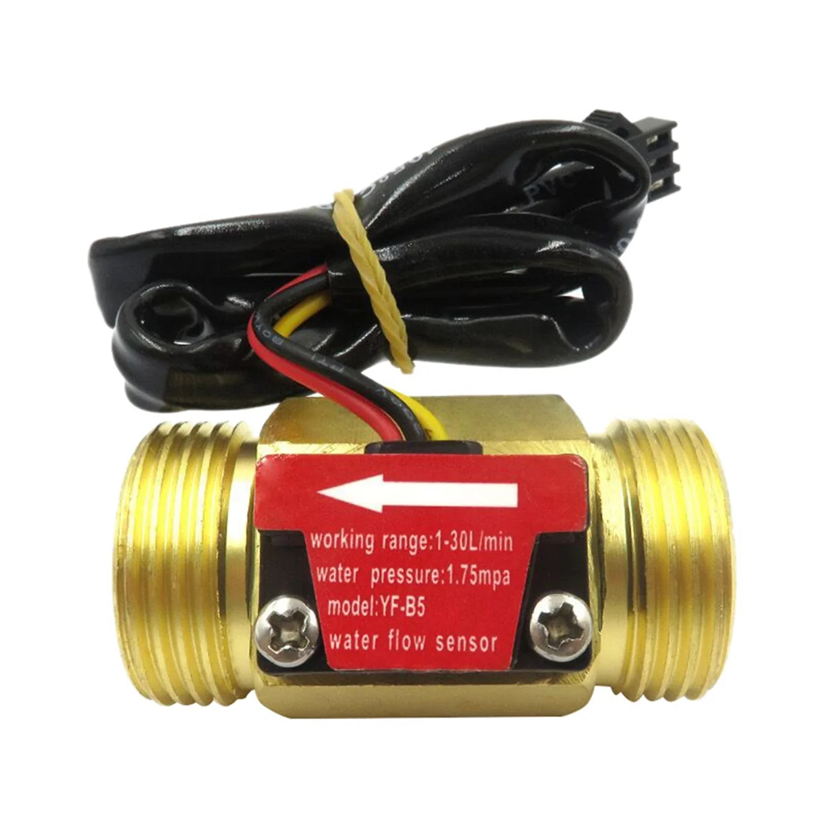 ABYC YF-B5 DN20 G3/4 بوصة مفتاح مستشعر تدفق المياه DC5-18V 1-30L/دقيقة مقياس التدفق للتحكم الصناعي السائل تعميم