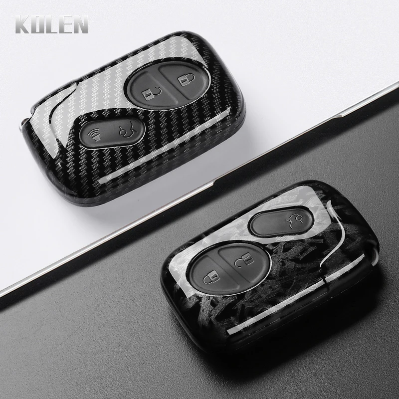 ABS ألياف الكربون نمط سيارة مفتاح القضية غطاء لكزس GS430 ES350 GS350 LX570 IS350 RX350 IS250 المحمية فوب المفاتيح الملحقات