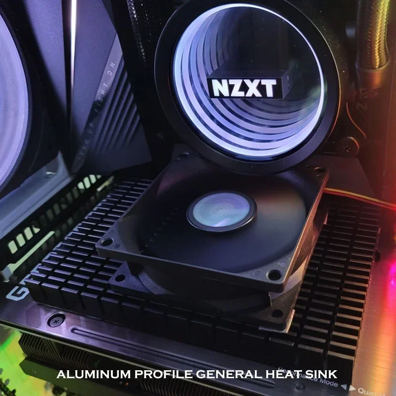 Mod gpu placa traseira dissipador de calor para nvidia rtx 3080/3090 placa gráfica traseira vram resfriamento, radiador de alumínio diy 150*90*15mm